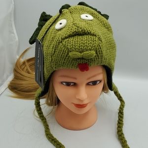 Salamander Annimal Pilot Beanie Hat